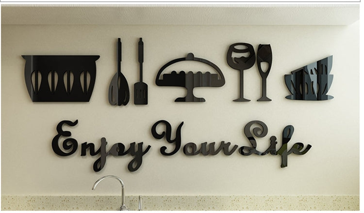 Elevate Your Kitchen Aesthetic with Our Cute Minimalist Kitchen Wall Sticker